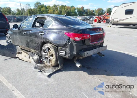 2015 Infiniti Q50 Premium/Sport из США, поврежденный, VIN JN1BV7AP4FM335491
